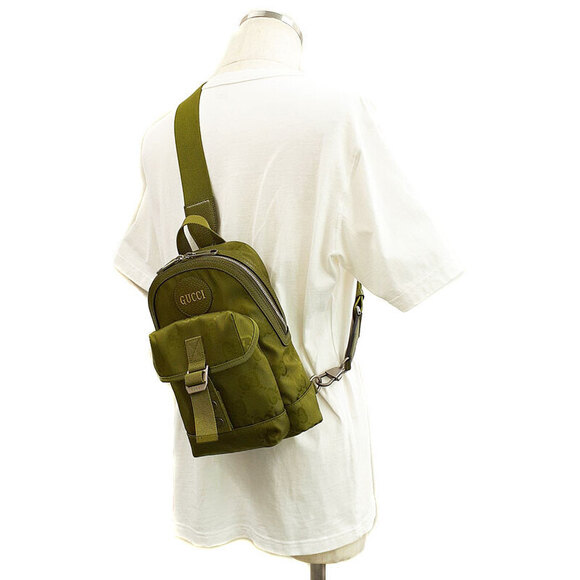 Gucci the Grid Sling Backpack Body Bag - Picture 9 of 9